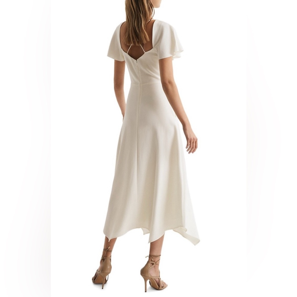 Reiss Elegant White Midi Dress - Picture 4 of 15